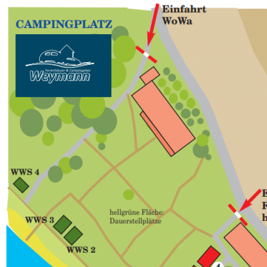 Lageplan-Campingplatz