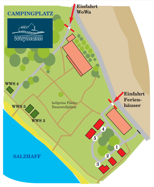 Lageplan-Campingplatz